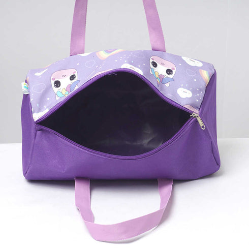 Personalised Unicorn Printed Kids Swimming Duffle Bag
